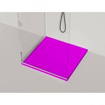 Душевой поддон Salini S-Stone Oasi 120323MF 80x80 см, из литьевого мрамора, квадратный, покраска по RAL матовый полностью