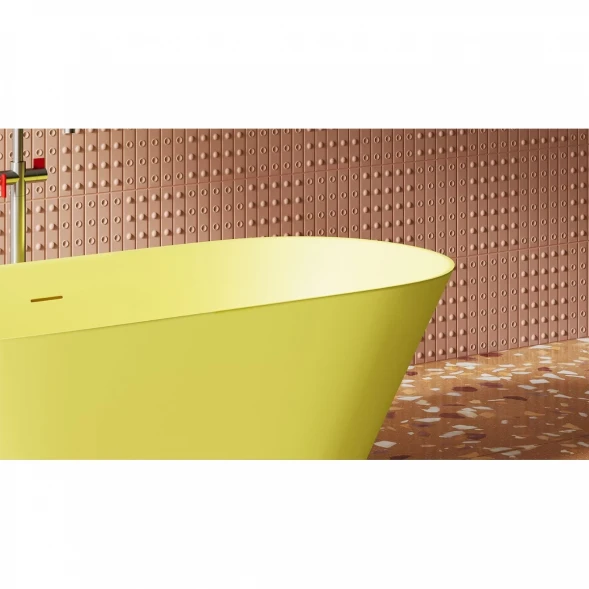 Ванна из литьевого мрамора Salini S-Stone Mona 102921MF 180,7x81,5 см, отдельностоящая, покраска по RAL матовый полностью