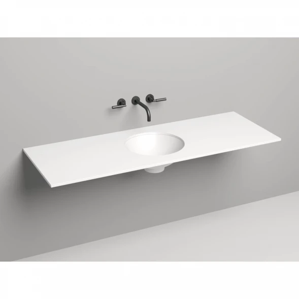 Столешница 150 см белый матовый Salini S-Stone Costa 200124M