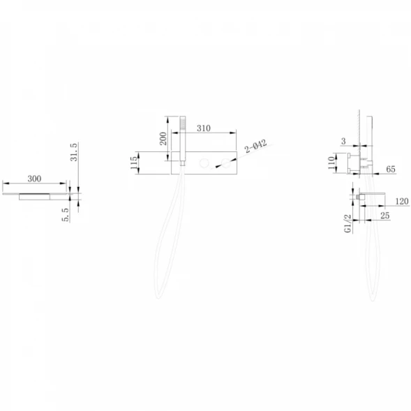 Смеситель для ванны CoolStart Abber Rund AF8731NG