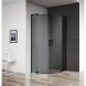 Душевой уголок 80-90x80-90 см Cezares SLIDER-R-2-80/90-GRIGIO-NERO графитовое