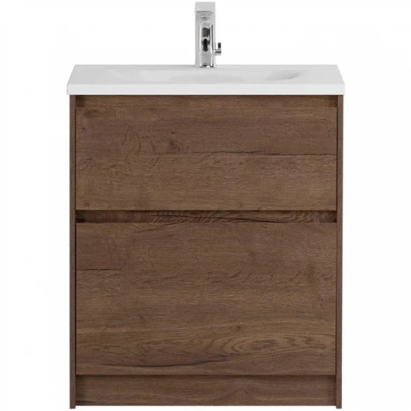 Тумба под раковину BelBagno Kraft KRAFT39-600/390-2C-PIA-RT 60,5 см, напольная, Rovere Tabacco