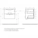 Тумба Rovere Nature 59,6 см BelBagno Marino MARINO-600-2C-SO-RN-P
