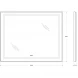 Зеркало BelBagno Kraft SPC-KRAFT-1000-800-LED-TCH-WARM-NERO 100x80 см, с LED-подсветкой, сенсорным выключателем, антизапотеванием, черный