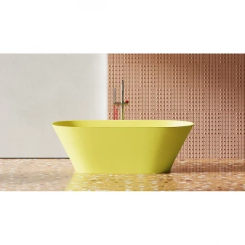 Ванна из литьевого мрамора Salini S-Sense Mona 102912GF 170x72 см, отдельностоящая, покраска по RAL глянец полностью