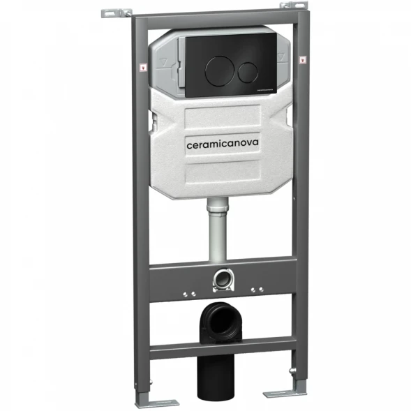 Комплект подвесной унитаз Ceramica Nova Forma CN3009 + система инсталляции Ceramica Nova Envision Round CN1001B + CN1000