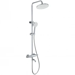 Душевая система Wonzon &amp; Woghand Capsule WW-B3031-A1-CR 230 мм, с термостатом, хром