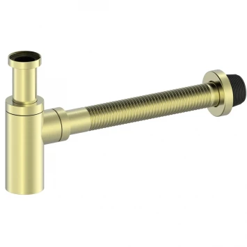 Сифон для раковины Wonzon &amp; Woghand WW-88SS101-BG 1 1/4"-32, золотой матовый