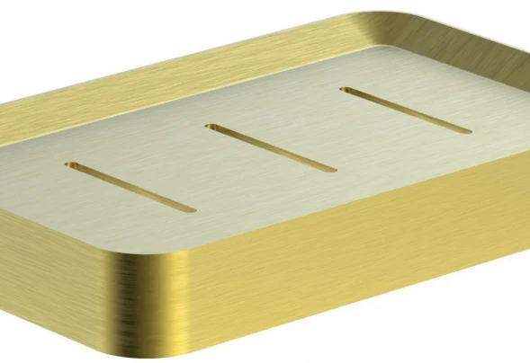 Мыльница Wonzon &amp; Woghand Lotte WW-8324-BG настенная, золотой матовый