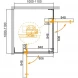 Душевой уголок 100-110x100-110 см Cezares SLIDER-A-2-100/110-BR-Cr бронза