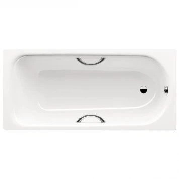 Ванна стальная Kaldewei Saniform Plus Star 338 133800010001 175x75 см, с отверстиями под ручки, альпийский белый