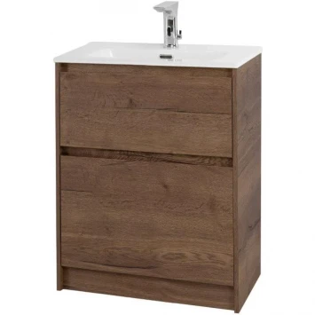 Тумба под раковину BelBagno Kraft KRAFT39-500/390-2C-PIA-RT 50,5 см, напольная, Rovere Tabacco