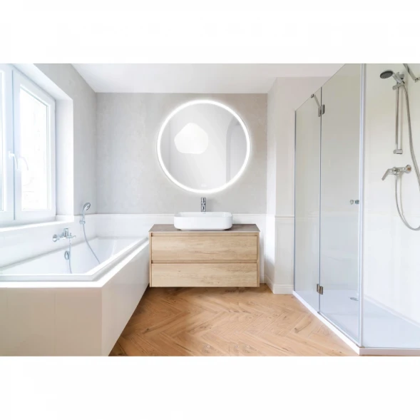 Зеркало 100x100 см BelBagno SPC-RNG-1000-LED-TCH-WARM