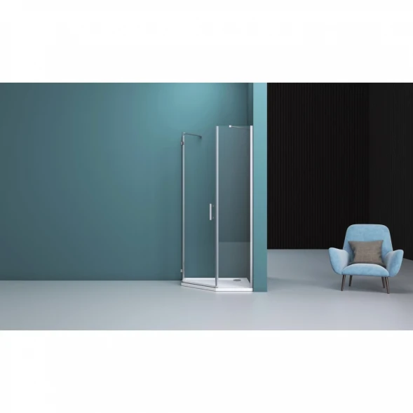 Душевой уголок 90x90 см BelBagno Kraft KRAFT-P-1-90-C-Cr-L прозрачное
