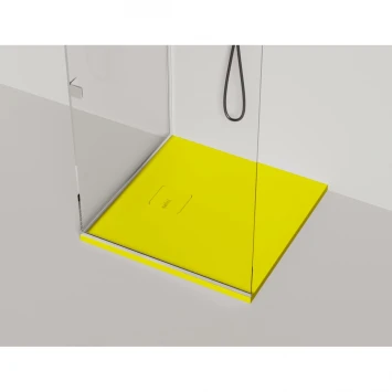 Душевой поддон Salini S-Stone Oasi 120324MF 100x100 см, из литьевого мрамора, квадратный, покраска по RAL матовый полностью
