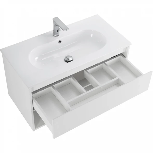 Тумба Bianco Opaco 80 см BelBagno Kraft KRAFT-800-1C-SO-BO