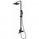 Душевая система Wonzon &amp; Woghand Flex WW-88047072-MB 250 мм, со смесителем, черный матовый