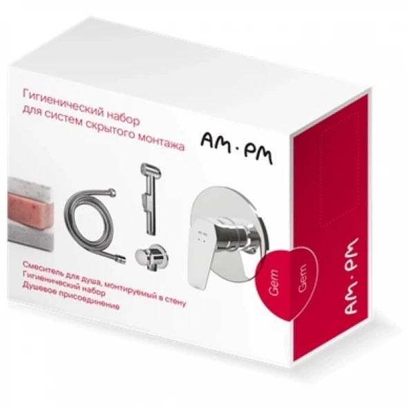 Гигиенический душ Am.Pm Gem F40H9000 со смесителем, хром