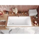 Ванна из литьевого мрамора Marmo Bagno Алесса New MB-ALN180-80 180x80 см, белый
