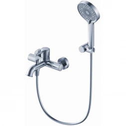 Смеситель для ванны Wonzon &amp; Woghand Tor WW-88037073-CR с душевым гарнитуром, хром