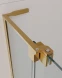 Душевой уголок Cezares Slider SLIDER-AH-1-100-80/90-C-BORO 80-90x99,5 см, профиль золотой матовый, стекло прозрачное