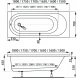 Акриловая ванна 150x70 см Vagnerplast Kasandra VPBA157KAS2X-04