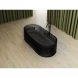 Ванна из полиэфирной смолы Abber Kristal AT9708Onyx 170x75 см, отдельностоящая, черный