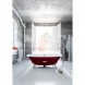Ванна чугунная Roca Newcast Bordeaux 233650003 170x85 см, отдельностоящая, с антискользящим покрытием, бордо