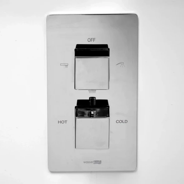 Термостат для ванны WasserKRAFT АIme 1544 Thermo встраиваемый, хром