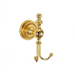 Крючок Boheme Imperiale 10406 двойной, для ванны, золотой