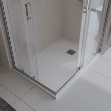 Душевой поддон BelBagno Uno TRAY-MR-UNO-AH-170/80-35-W-CR 170x80 см, из литьевого мрамора, прямоугольный, белый