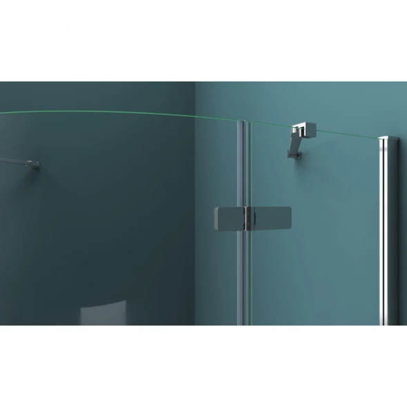 Душевой уголок 100x100 см BelBagno Kraft KRAFT-R-2-100-C-Cr прозрачное