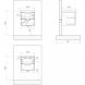 Раковина 60x46,5 см BelBagno Fly BB600-LV-CER-N