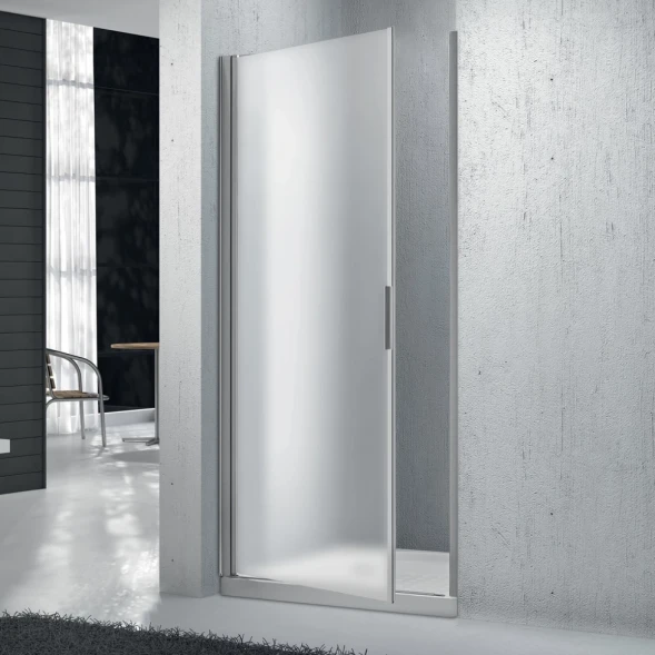 Душевая дверь 75 см BelBagno Sela SELA-B-1-75-P-Cr текстурное стекло
