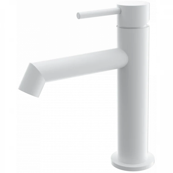 Смеситель для раковины Wonzon &amp; Woghand WW-H1063-MW белый матовый