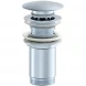 Донный клапан для раковины Wonzon &amp; Woghand WW-88SS09-CR с переливом, хром
