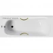 Ванна чугунная Vinsent Veron Concept VCO1707042H/VH0015GD 170x70 см, с ручками, белый
