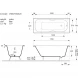 Ванна чугунная Vinsent Veron Concept VCO1707042H/VH0015GD 170x70 см, с ручками, белый
