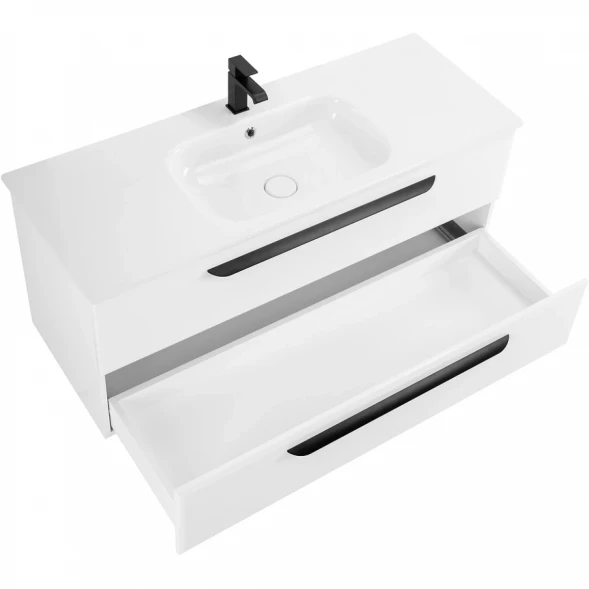 Тумба Bianco Lucido 117 см Cezares Eco ECO-CER-1200-2C-SO-BL