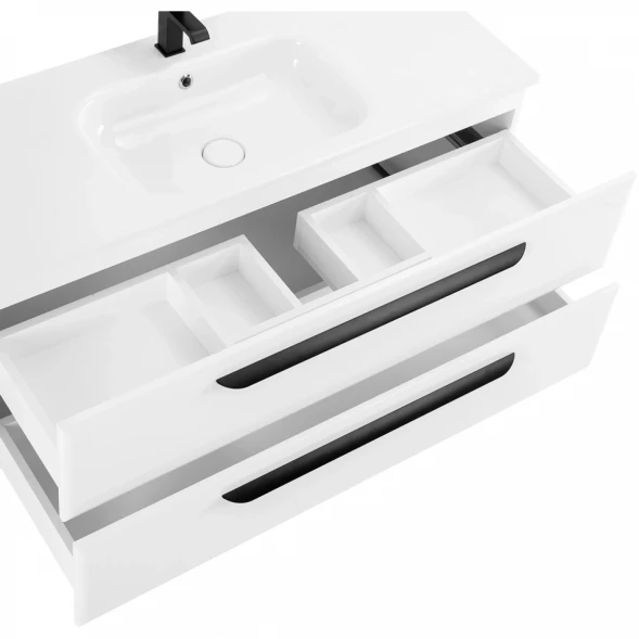 Тумба Bianco Lucido 117 см Cezares Eco ECO-CER-1200-2C-SO-BL