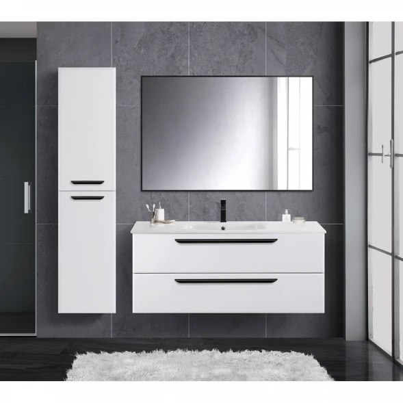 Тумба Bianco Lucido 117 см Cezares Eco ECO-CER-1200-2C-SO-BL