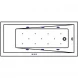 Акриловая гидромассажная ванна 159,5x80 см Whitecross Wave Slim 0111.160080.100.RELAX.GL