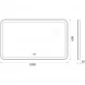 Зеркало 100x60 см BelBagno Marino SPC-MAR-1000-600-LED-TCH-WARM