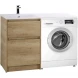 Тумба Rovere Nebrasca Nature 58 см BelBagno Kraft KRAFT-LVD-580/1200-2C-PIA-RNN