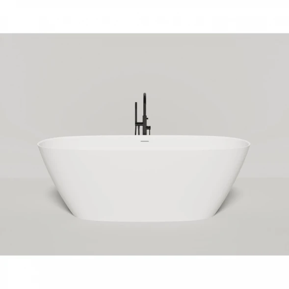Ванна из литьевого мрамора Salini S-Stone Sofia 102529M 185x90 см, отдельностоящая, белый матовый