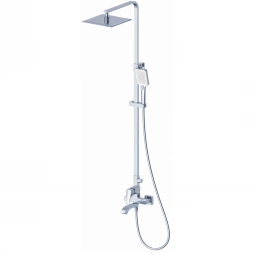 Душевая система Wonzon & Woghand Flex WW-88047072-CR 250 мм, со смесителем, хром
