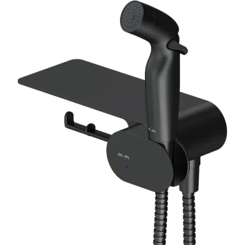 Гигиенический душ Am.Pm Like F0202622 со смесителем, черный матовый
