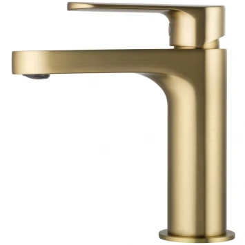 Смеситель для раковины Wonzon &amp; Woghand WW-H1032-BG золотой матовый