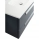 Тумба под раковину Cezares Eco ECO-CER-N-1000-2C-SO-GR-P 100 см, подвесная, Grafito