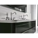 Раковина 150x55 см с одним отверстием под смеситель Kerasan Waldorf 4143K1bi/cr*1